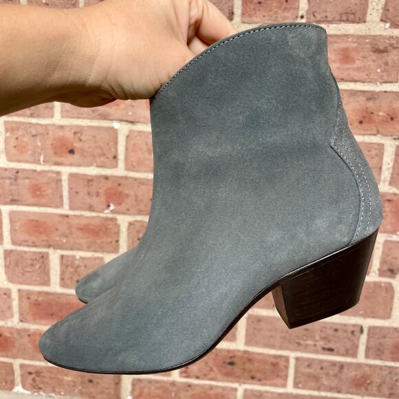 Isabel Marant Western Gray Suede Dacken Ankle Boots Booties Country Boho sz 36 - Picture 5 of 16